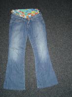 leuk meisjesspijkerbroek met roezelrand van NOLITA ( maat 12, Ophalen of Verzenden, Gebruikt, Meisje, Broek