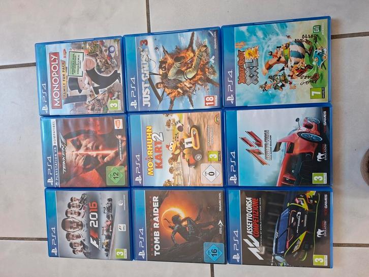PS4 Games Bundel: Monopoly, Just Cause 3, Tekken 7 en meer!, Spelcomputers en Games, Games | Sony PlayStation 4, Gebruikt, Overige genres