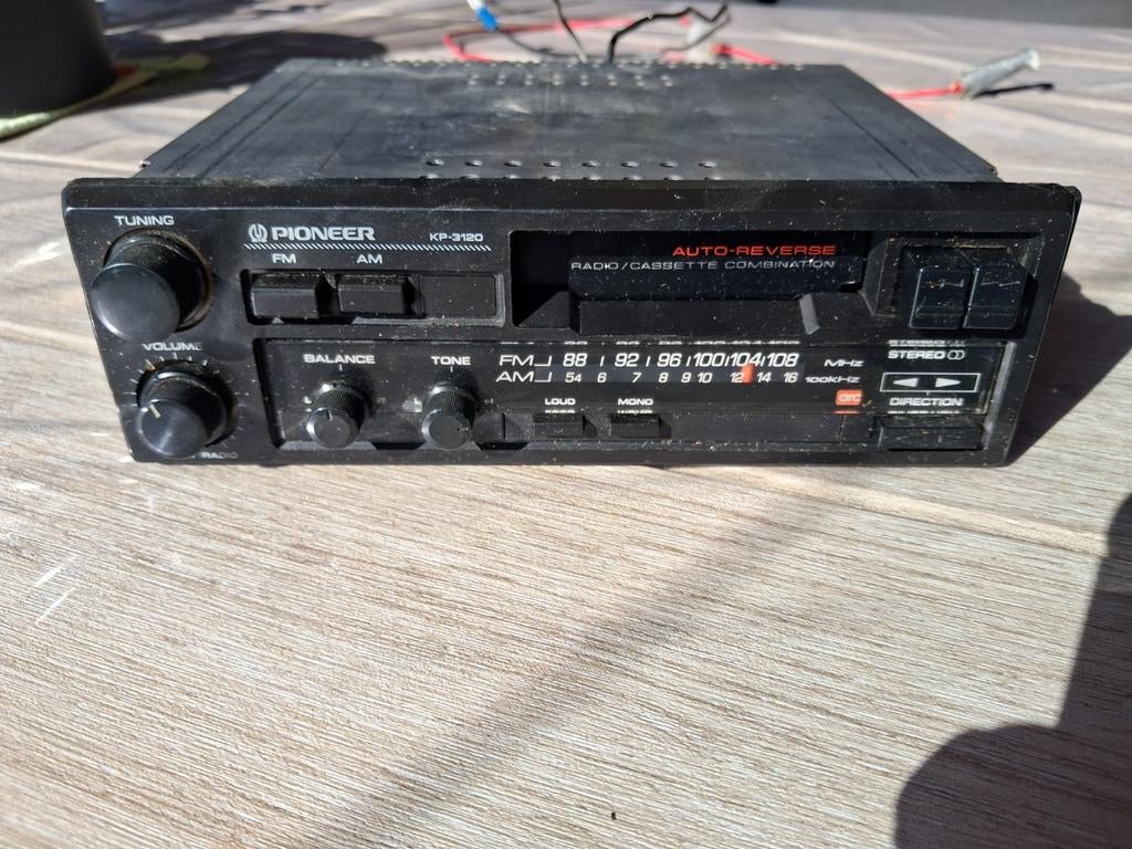 Pioneer KP-3120 autoradio cassetterecorder, Auto diversen, Autoradio's, Ophalen of Verzenden, Gebruikt