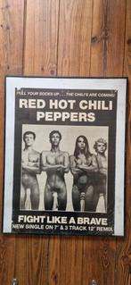 poster red hot chili peppers (origineel vintage), Ophalen of Verzenden, A1 t/m A3, Muziek, Rechthoekig Staand