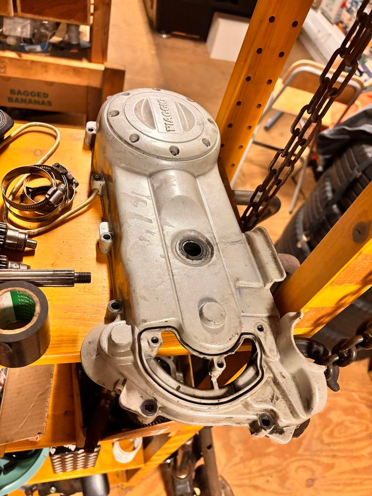 Piaggio Zip 4t carterkap, Fietsen en Brommers, Brommeronderdelen | Scooters, Ophalen of Verzenden, Gebruikt, Kap, Piaggio