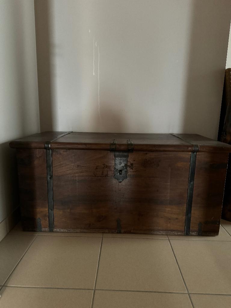 Koffer antiek, Huis en Inrichting, Woonaccessoires | Kisten, Ophalen, Minder dan 50 cm, Gebruikt, 50 tot 100 cm