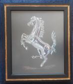 Ferrari embleem in pastelkrijt, Verzamelen, Automerken, Motoren en Formule 1, Ophalen of Verzenden, Auto's