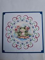 Geborduurde 3d kaarten; opkikkertje, Hobby en Vrije tijd, Kaarten | Zelfgemaakt, Ophalen of Verzenden, Nieuw, Overige thema's