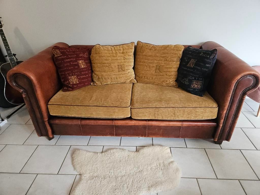 Joris bank Chesterfield, Ophalen, Gebruikt, Overige maten, 200 tot 250 cm