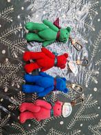 Sleutelhangers beertjes, 4 stuks, Ophalen of Verzenden