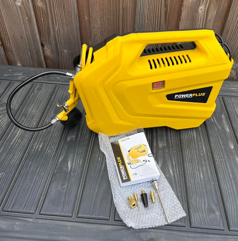 Nieuwe compressor Powerplus POWX1706 8 bar, 6 tot 10 bar, Nieuw, Ophalen of Verzenden, Minder dan 200 liter/min