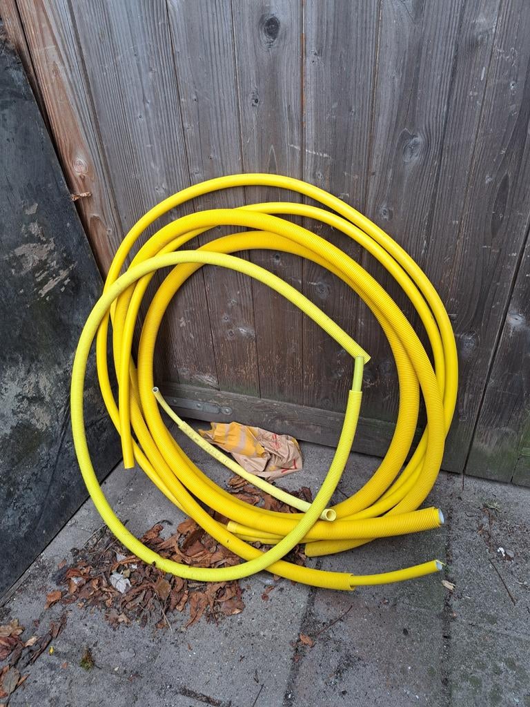 Gele gasleiding, Ophalen