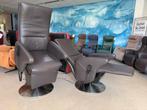 Hukla sta op stoel relax fauteuil 3 motoren gratis bezorging, Ophalen of Verzenden, Zo goed als nieuw, Leer, Ruim 100 modellen in alle kleuren en maten