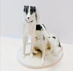 Prachtig porseleinen beeld van twee wolfshonden, Ophalen of Verzenden, Zo goed als nieuw, Mens