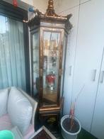 Chinese Black Lacquer Round Hexagon Pagoda, Met deur(en), Glas, Zo goed als nieuw, Orientale