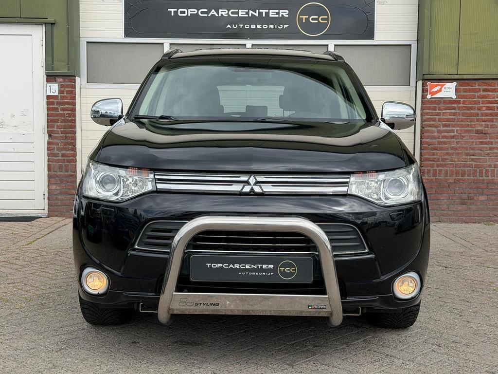 Mitsubishi Outlander 2.0 PHEV/STOELV/LEER/NAVI/PAKRS/CAMERA, 4 cilinders, Zwart, Bedrijf, Vierwielaandrijving