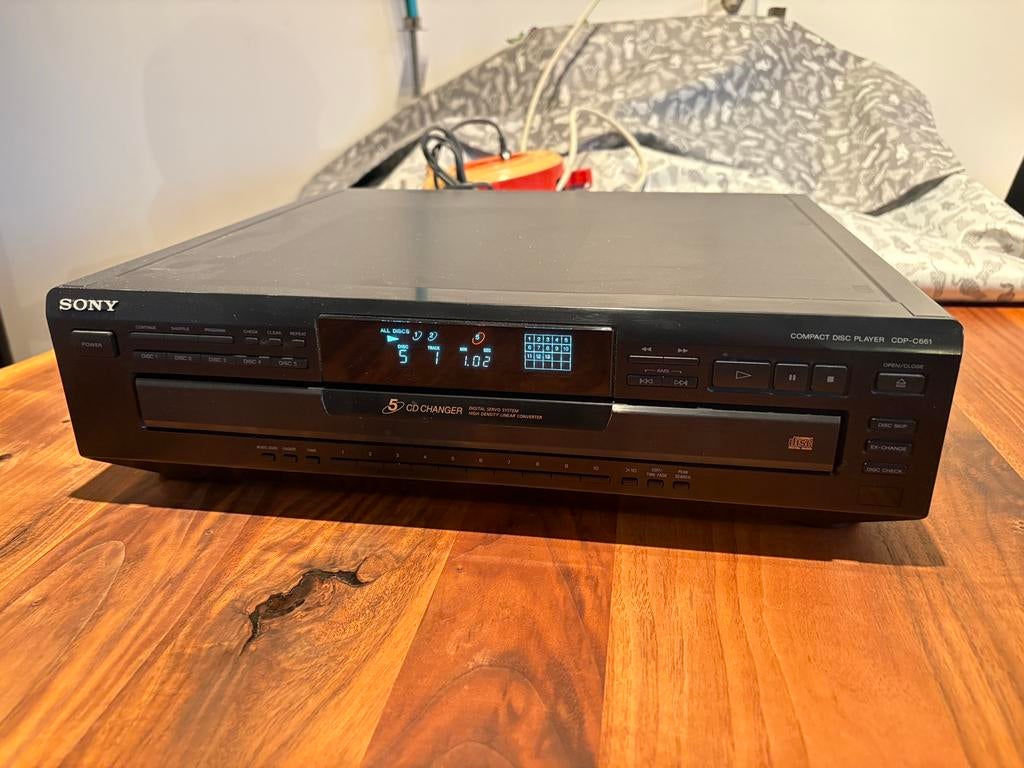 Sony wisselaar voor 5 cds, Audio, Tv en Foto, Cd-spelers, Ophalen of Verzenden, Zo goed als nieuw, Sony, Wisselaar