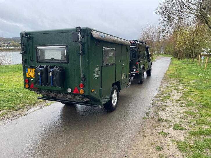 Volker Lapp expeditie trailer, Caravans en Kamperen, Caravans, Bedrijf, tot en met 2, 750 - 1000 kg, Rondzit, Overige merken, Omvormbare zithoek