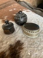 Set van 3 Vintage Snuff Boxes / Pillendoosjes, Ophalen