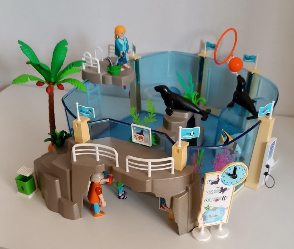 Z.g.a.n. Playmobil 9060 Zee Aquarium, Ophalen of Verzenden, Zo goed als nieuw