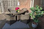 Hele mooie 4 pers Diner tuinset intratuin, Tuin en Terras, Tuinsets en Loungesets, Ophalen, Gebruikt, Tuinset, Eettafel