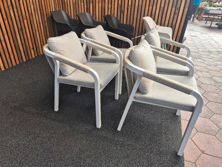 Diningstoel Alexa, Tuin en Terras, Tuinstoelen, Zo goed als nieuw, Aluminium, Ophalen of Verzenden