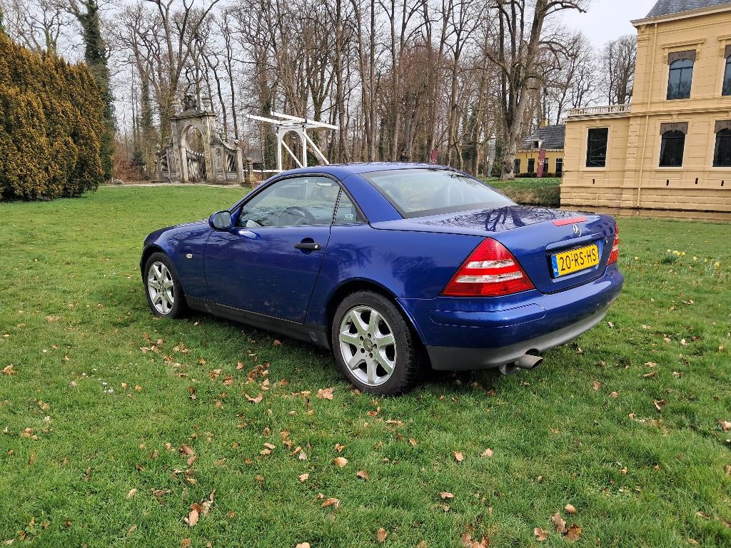 Mercedes-Benz SLK 200 Roadster 1998 Blauw, Auto's, Mercedes-Benz, 1998 cc, 4 cilinders, Cabriolet, Blauw