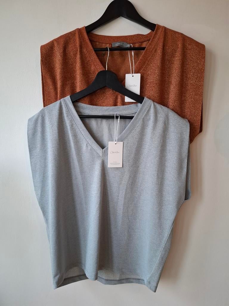 2 nieuwe tops van Geisha, maat S/36, Kleding | Dames, Tops, Geisha, Onbekend, Nieuw, Oranje