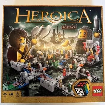 LEGO Spel HEROICA Slot Fortaan - 3860 (2e Hands), Lego, Gebruikt, Overige thema's, Lego