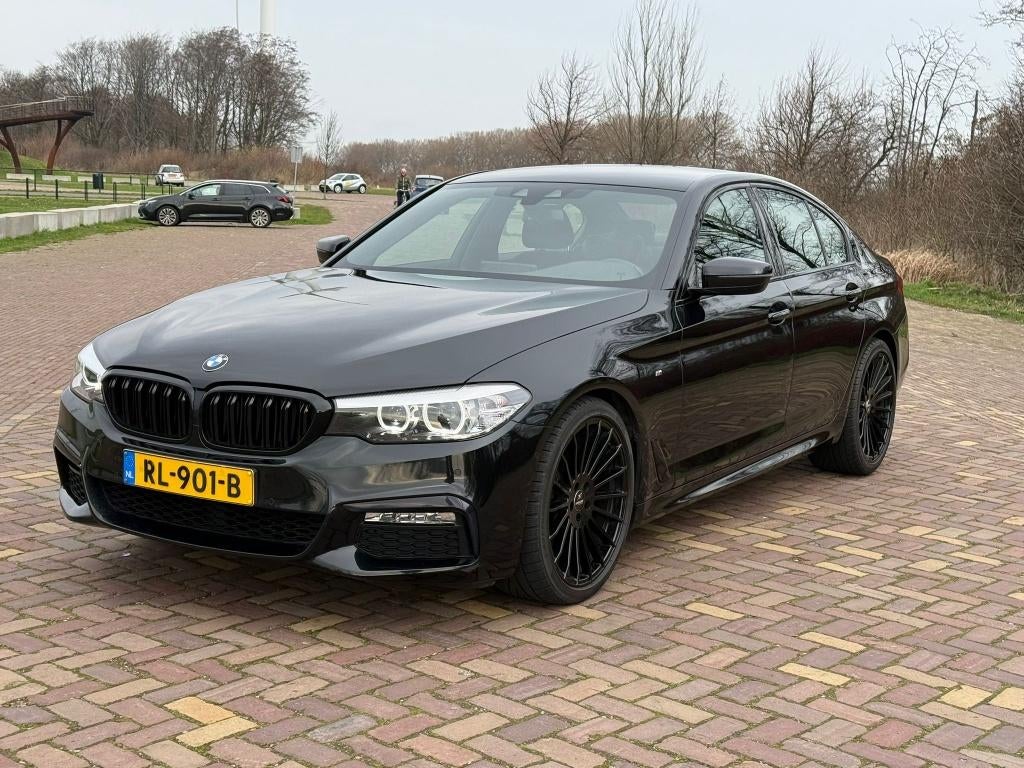BMW 5-Serie 252pk Aut.2018 Zwart NAP Hamaan20inch Individual, Automaat, 1998 cc, Achterwielaandrijving, 4 cilinders
