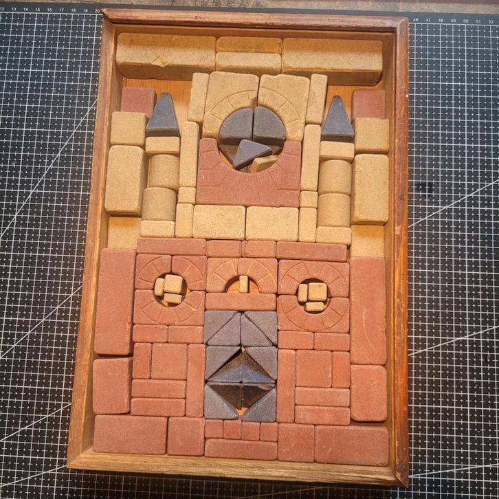 Oude Anker Steenbouwdoos Nr. 6A, Antiek en Kunst, Antiek | Speelgoed, Ophalen of Verzenden