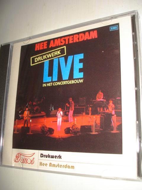 Drukwerk- Hee Amsterdam- FONOS UITGAVE !!!!-, Cd's en Dvd's, Verzenden, Zo goed als nieuw, Levenslied of Smartlap