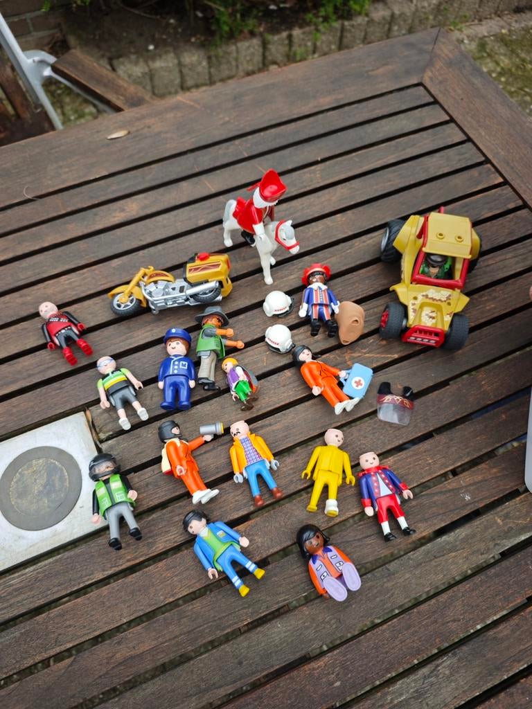 Diverse Playmobil poppetjes en voertuigen, Ophalen of Verzenden, Gebruikt, Los playmobil
