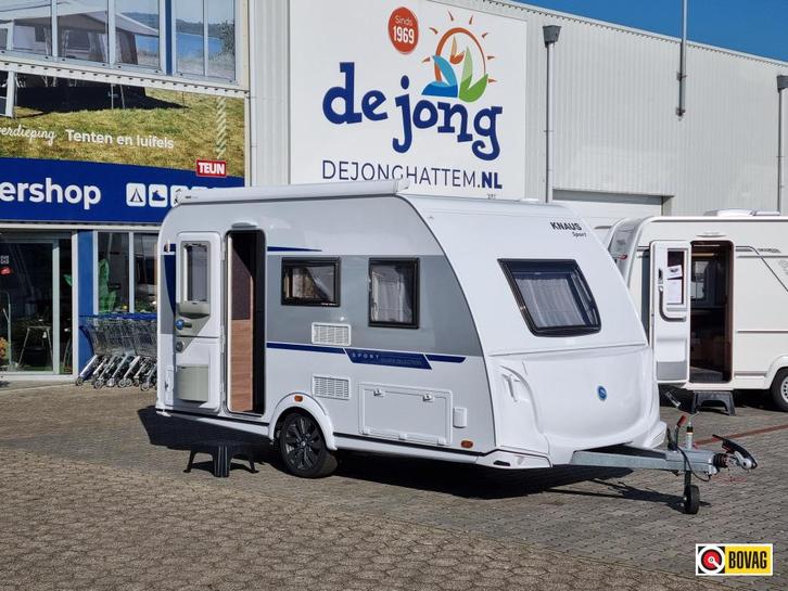 Knaus Sport Silver Selection 400 QD Mover - Luifel - Voorten, Caravans en Kamperen, Caravans, Bedrijf, tot en met 3, 1000 - 1250 kg