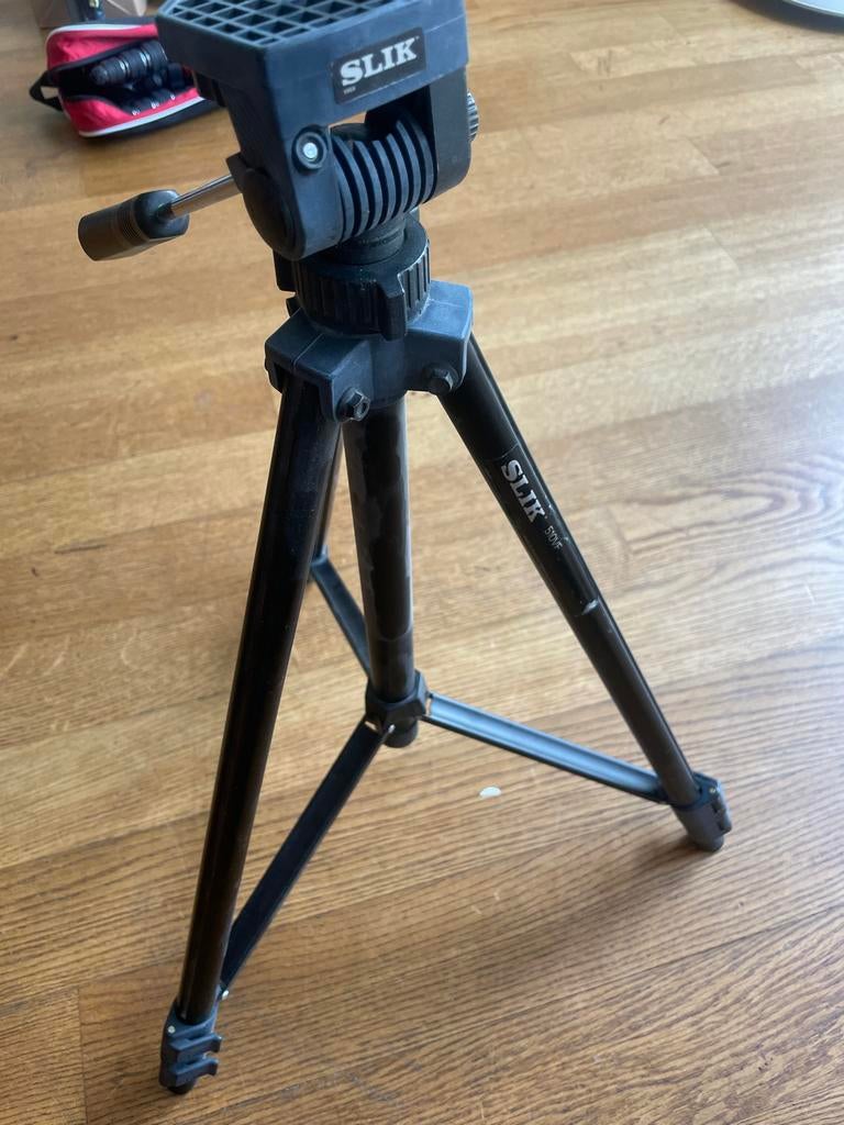 Slik 510VF Statief met Balhoofd - Gebruikt, Gebruikt, Minder dan 150 cm, Met balhoofd, Ophalen of Verzenden
