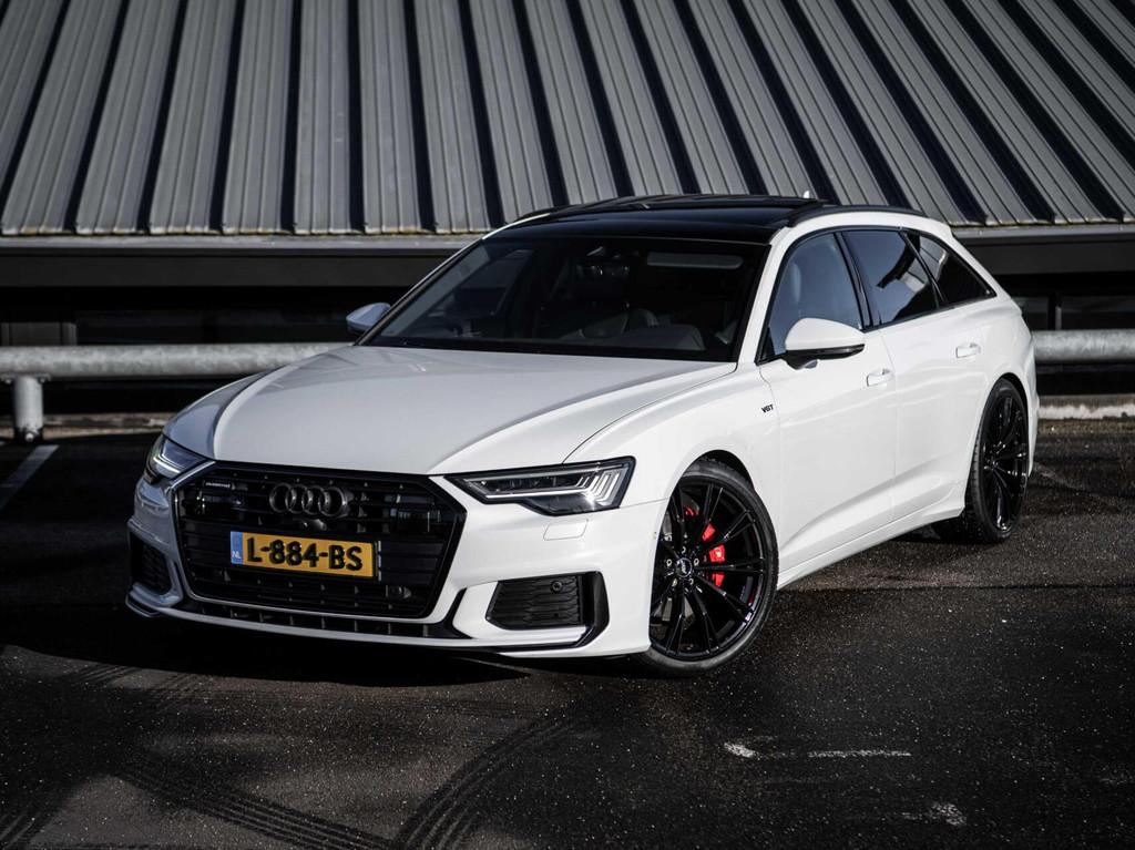 Audi A6 S6 Avant 50 TDI 286PK S-Line Matrix 21'' ABT Panoram, Gebruikt, Wit, Diesel, Autotrust