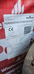 Wienerberger Poriso Stuc S100/140 H+D Porisostenen, Doe-het-zelf en Verbouw, Ophalen, Nieuw, Bakstenen