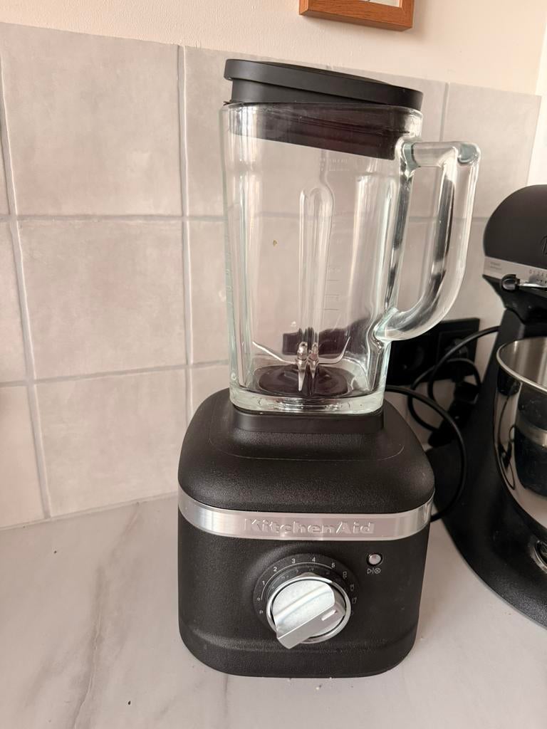 Kitchenaid vulkaanzwart - blender, Ophalen, Zo goed als nieuw, 3 snelheden of meer