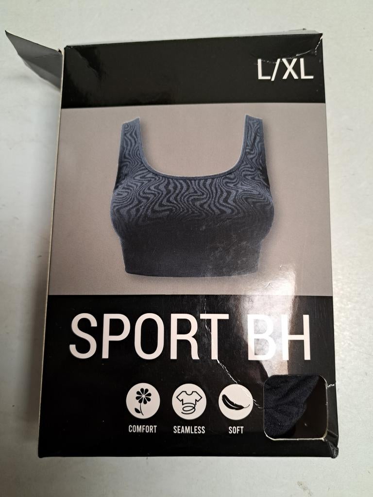 Dames sport bh maat L/XL nieuw., Zwart, Maat 46/48 (XL) of groter, Nieuw, Ophalen of Verzenden