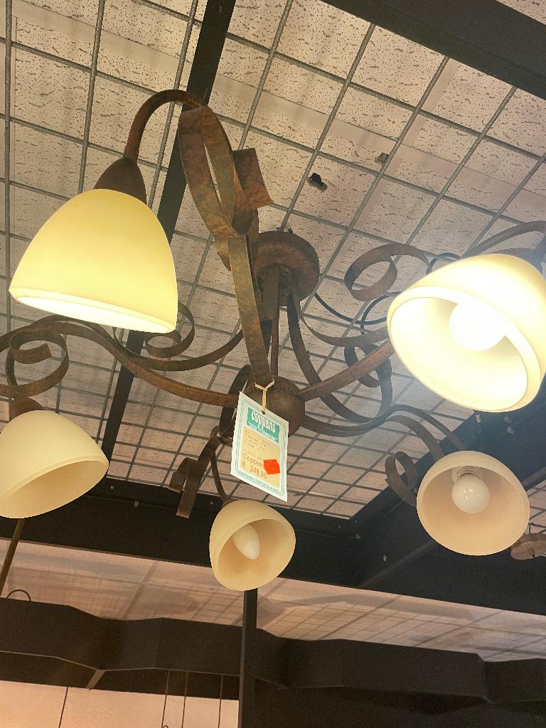 Hanglamp, Ophalen of Verzenden, Nieuw, Glas, Minder dan 50 cm