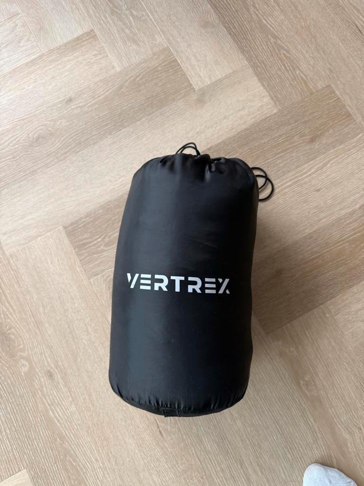 Vertrex Slaapzak - Zwart/Grijs, Comfortabel & Compact, Caravans en Kamperen, Slaapzakken, Gebruikt, Ophalen