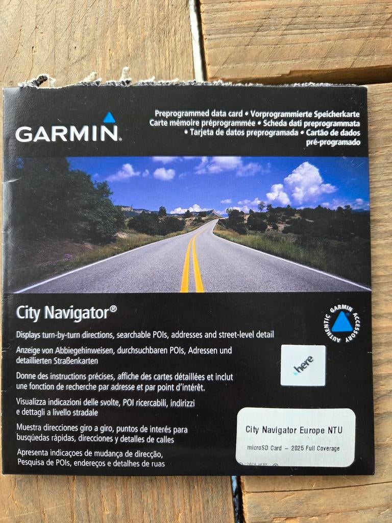 Garmin City Navigator Europa NTU microSD Card 2025, Ophalen of Verzenden