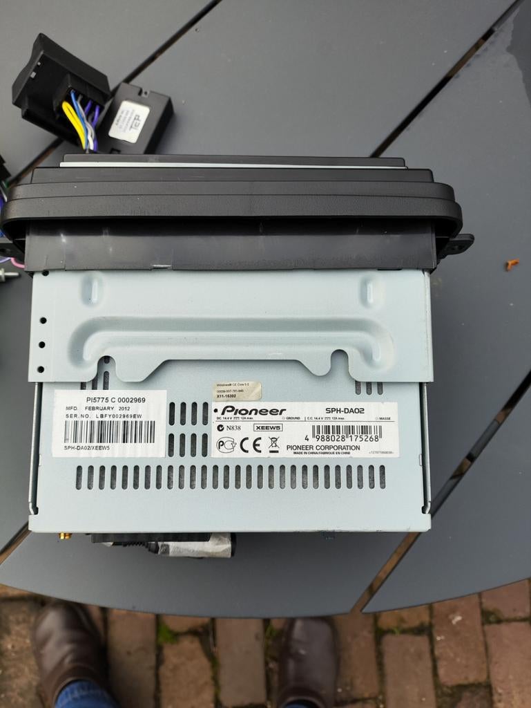 Pioneer SPH-DA02 Autoradio VW Caddy CarPlay GPS Camera, Ophalen of Verzenden, Gebruikt