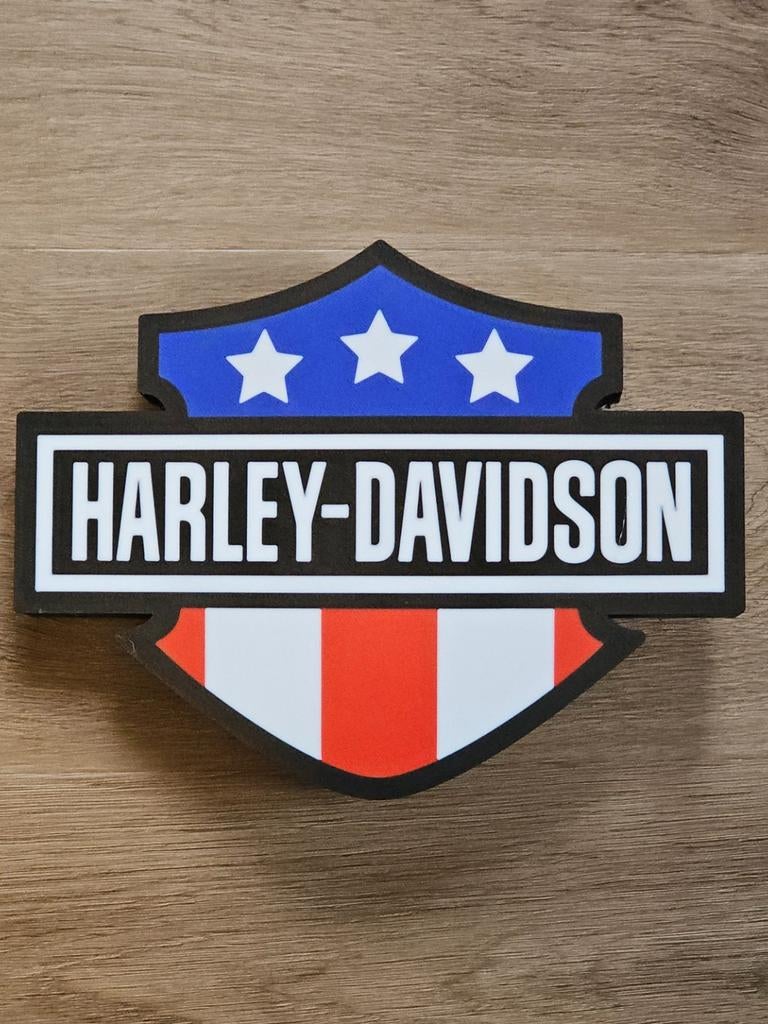 Harley-Davidson LED USB Lichtbord, Ophalen of Verzenden, Nieuw