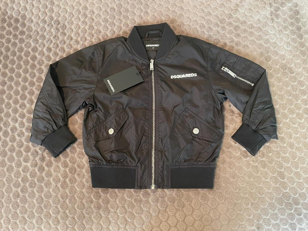 Dsquared bomber jacket kids (zwart), Kinderen en Baby's, Ophalen of Verzenden, Nieuw