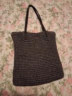 Dames tas gehaakt (leuk op te pimpen), Ophalen of Verzenden, Zo goed als nieuw, Grijs, Overige typen