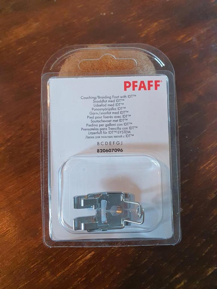 Pfaff Soutachevoetje met IDT nieuw, Hobby en Vrije tijd, Naaimachines en Toebehoren, Nieuw, Naaimachine, Pfaff, Ophalen of Verzenden