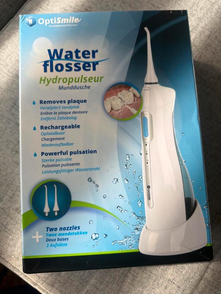 OptiSmile Waterflosser / Hydropulseur - Nieuw in doos, Sieraden, Tassen en Uiterlijk, Uiterlijk | Mondverzorging, Nieuw, Overige typen