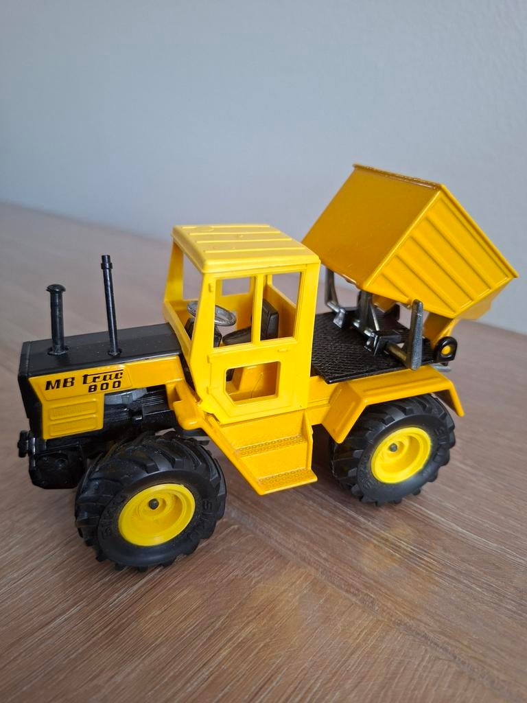 Mercedes-Benz MB Trac 800 Speelgoed Tractor met Kiepbak, Overige merken, 1:32 tot 1:50, Overige typen, Ophalen of Verzenden
