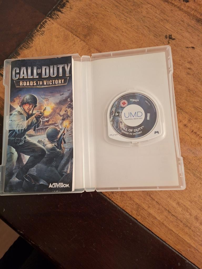 Call of Duty: Roads to Victory - PSP Spel, Spelcomputers en Games, Gebruikt, Shooter, 1 speler, Ophalen of Verzenden