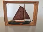 Houten miniatuur kotter boot, Ophalen of Verzenden