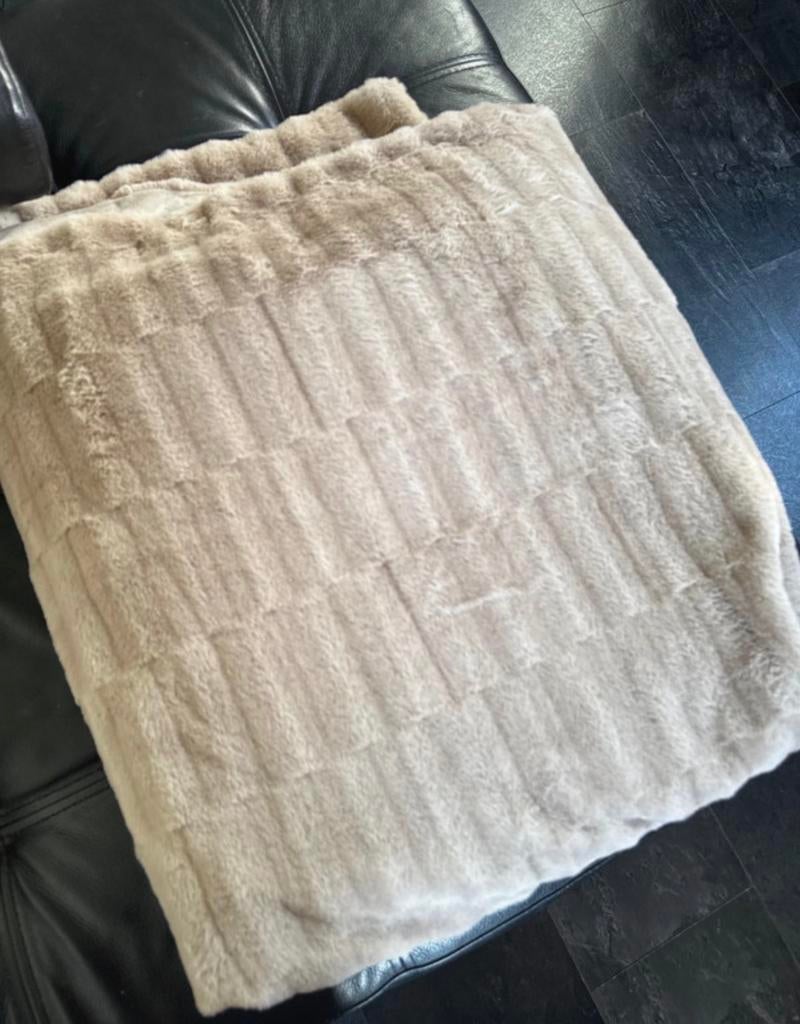 Primark fluffy dekbedovertrek, Huis en Inrichting, Overige maten, Beige, Dekbedovertrek, Ophalen of Verzenden