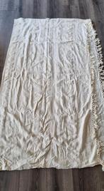 Grand foulard beige, Huis en Inrichting, Woonaccessoires | Plaids en Woondekens, Ophalen, Gebruikt