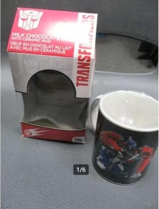 2014 TRANSFORMERS KERAMISCHE MOK NIEUW in doos, Verzenden, Nieuw, Film, Gebruiksvoorwerp